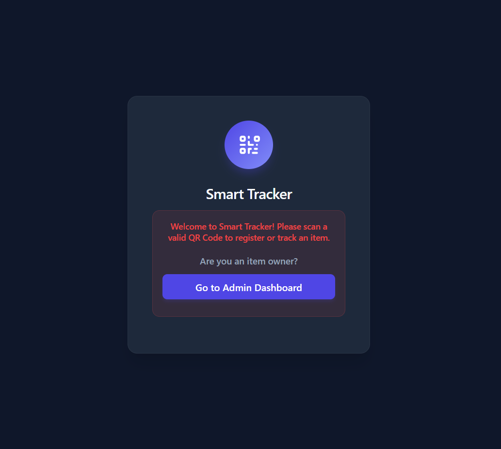 Screenshot of QR Locator — Asset Tracking via QR